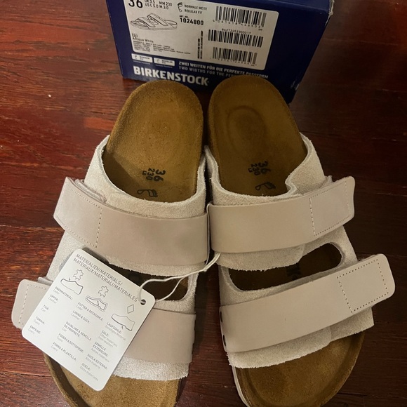 Birkenstock Uji sandal antique white size 36 normal width, NWT women’s 6 - 7.5 - Picture 2 of 12
